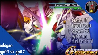 sd gundam g generation overworld adegan gundam gp01 zephyranthes vs gundam gp02 physalis [upl. by Callan]