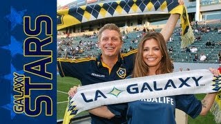 Charisma Carpenter cheers on the Galaxy vs Sporting KC  quotStar Gazingquot Ep 7 [upl. by Katlaps]