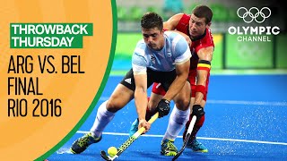 Argentina vs Belgium  Mens Hockey Gold Medal Match  Rio 2016 Replays  Throwback Thursday [upl. by Itra]