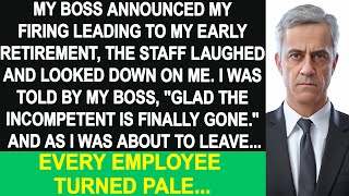 My boss announced my early retirement As I was about to leave everyone turned pale [upl. by Poyssick]