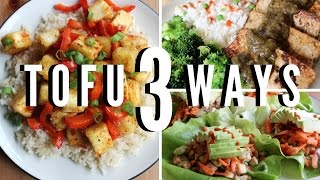 3 Awesome Tofu Recipes Easy amp Vegan [upl. by Olney216]