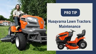 Husqvarna Lawn Tractors Maintenance [upl. by Ani]