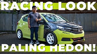 Review Modifikasi Honda Brio Satya 2023 Facelift  PERTAMA DI INDONESIA PALING PROPER RACING LOOK [upl. by Wyatan168]