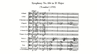 Haydn Symphony No 104 in D major quotLondonquot with Score [upl. by Weiss]