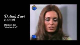 Daliah Lavi bei quotWas bin ichquot am 21121971 [upl. by Arok]