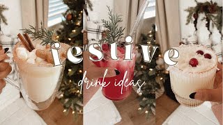 FESTIVE DRINK IDEAS ❄️  No Caffeine OR Alcohol EASY amp FAST Christmas Drinks [upl. by Phemia]