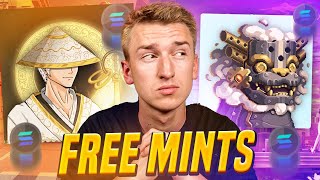 Best FREE Solana NFT Mints Coming Up [upl. by Arvid]