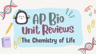 AP Biology Review Unit 1 Chemistry of Life [upl. by Alrahc902]