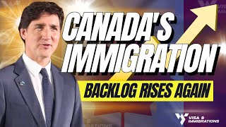 New IRCC Update Canadas Immigration Backlog Rises Again  CIC NEWS 2024 [upl. by Enilekcaj]