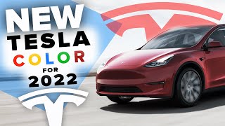 NEW Tesla Paint Colors in 2022 [upl. by Hayarahs]