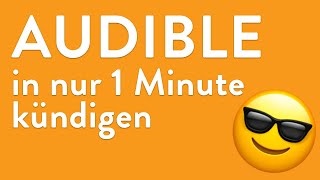 Audible kündigen  in nur 1 Minute erledigt [upl. by Lorre]