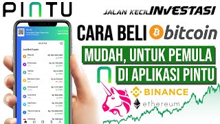 Tutorial Cara InvestasiBeli Bitcoin Untuk Pemula di Aplikasi Pintu  Cryptocurrency Kripto [upl. by Maisie229]