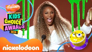 Serena Williams Wins the Legend Award  Kids Choice Awards 2024 [upl. by Schram]