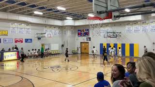 Gompers 114vs Burr Ridge 8th grade Boys Basketball 1262024 [upl. by Gnirol673]