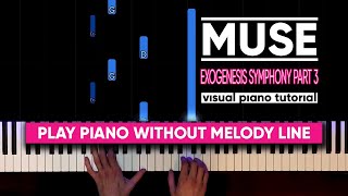 Muse  Exogenesis Symphony Part 3 Redemption Visual Piano Tutorial [upl. by Beane]