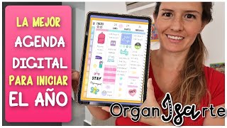 La MEJOR Agenda Digital para iniciar el año  Planificador iPad PASTEL PLANNER en ESPAÑOL [upl. by Ynalem]