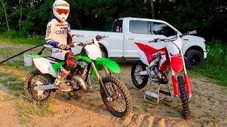 Whats The Better 2 Stroke CR125 vs KX125 [upl. by Avirt]