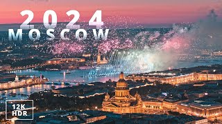 New Years 2024 Saint Petersburg Russia [upl. by Inal303]