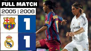 FC Barcelona 11 Real Madrid  PARTIDO COMPLETO  LALIGA EA SPORTS 200506 [upl. by Akirret]