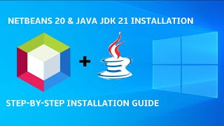 How to Download and Install Netbeans 20 Java Jdk 21 on Windows 10 [upl. by Munshi]