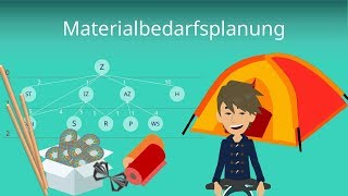 Materialbedarfsplanung  Bedarfsermittlung Erzeugnisstruktur durch Baukastenstückliste erfassen [upl. by Julis86]