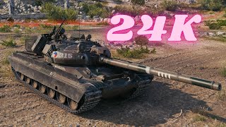 24K Damage with Vz 55 12K 7 Kills amp Vz 55 123K 7 Kills World of Tanks [upl. by Adrianne912]