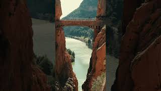 Caminito del Rey  najstraszniejsza kładka Hiszpanii 🇪🇸podrozemaleiduze hiszpania podroze [upl. by Labana]