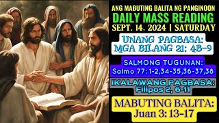 FSMJ  SEPTEMBER 14 2024  DAILY MASS READING  ANG MABUTING BALITA NG PANGINOON  SALITA NG DIYOS [upl. by Schoenfelder]