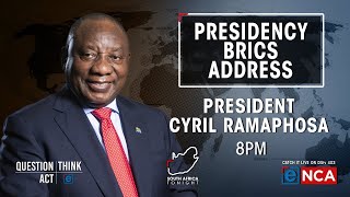 President Cyril Ramaphosa addresses the nation on the outcomes of BRICS Summit [upl. by Mou409]