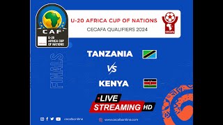 TANZANIA vs KENYA Finals  U20 Africa Cup of Nations AFCON CECAFA Qualifiers 2024 [upl. by Irneh]