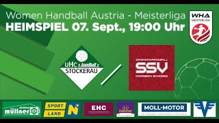 WHA Meisterliga UHC Müllner Bau Stockerau vs SSV Dornbirn Schoren [upl. by Gleich]