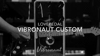 Lovepedal Vibronaut Custom Vibe with Sean Gibson of The Noise Reel [upl. by Winshell]