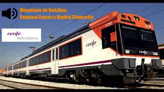 Megafonia de Rodalies REX a Madrid Chamartín [upl. by Jovitta]