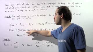 Specific Heat Example [upl. by Lenrow338]