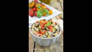 Riso basmati freddo con verdure [upl. by Petite]