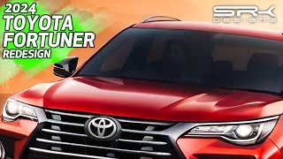 2024 Toyota Fortuner Redesign  Rendering  SRK Designs [upl. by Ainnos]