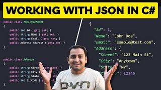 Serialization and Deserialization in C using SystemTextJson  Complete Course [upl. by Hatti]