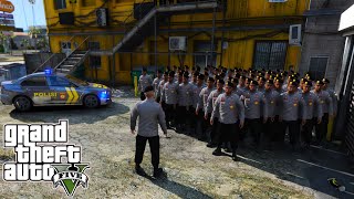 Polisi Grebek Markas Judi Dan Narkoba Besar Besaran  GTA 5 Mod Polisi Indonesia [upl. by Rorke]