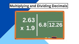 GED Math Lesson 19 Multiplying and Dividing Decimals [upl. by Azial]