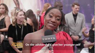 Nominee Stacy OseiKuffour quotPEN15quot on the 2019 Primetime Emmys Red Carpet [upl. by Gannie]