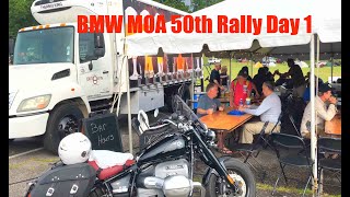 BMW 50th MOA Rally Via The Auto Train [upl. by Emrich]