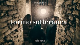 Italy  tour TORINO SOTTERRANEA  Turin Underground Tour [upl. by Zena579]