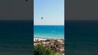 Kitesurfing in Tarifa 🇪🇸 holiday spain watersports tarifa seabreeze vitaminsea vacation [upl. by Lahcym]