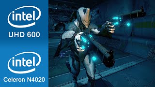 Warframe Gameplay Intel UHD 600  Intel Celeron N4020 [upl. by Ahsekahs]