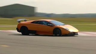 Lamborghini Murcielago Power Lap  Top Gear  The Stig  BBC [upl. by Nahsor]