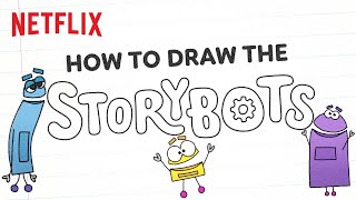 How to Draw the StoryBots 🖍️ Netflix Jr [upl. by Madlen]