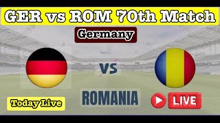 🔴 liveGermany vs Romania  GER vs ROM  70th Match of European T10 2024  today Live match2024 [upl. by Perl]