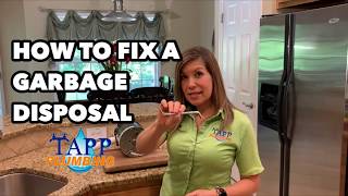 3 WAYS TO FIX A GARBAGE DISPOSAL TappPlumbingplumbing [upl. by Pooh607]