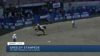 Greeley Stampede rodeo one of top 20 rodeos in the country [upl. by Nesline210]