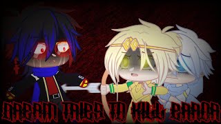 Dream tries to kill error meme  Gacha club  GCMV  Error sans  blueberry sans  dream sans [upl. by Garvy]